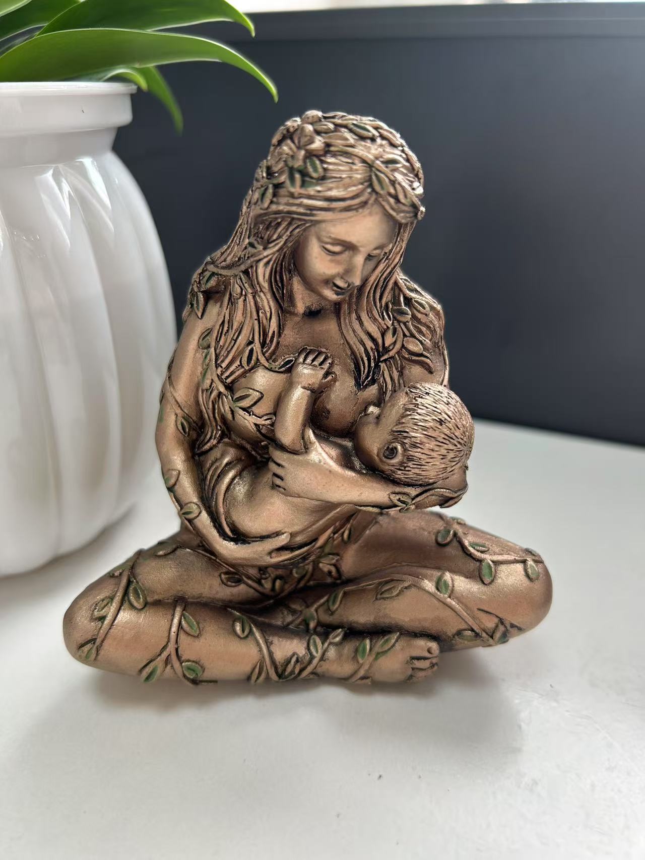 Earth mother statue, home decor,