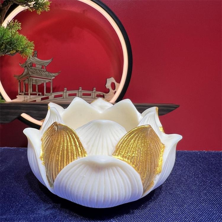 Bodhi lotus flower ornaments, Sakyamuni Buddha statue car interior ornaments, home decoration ornaments, religious Buddha statue