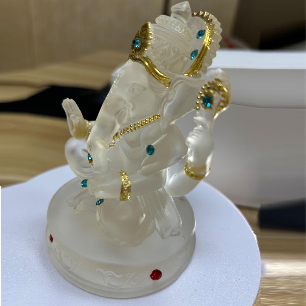 Ganesha God resin decoration car decoration Elephant God God of Wealth Buddha Elephant God Success, happiness, luck and peace home crafts decoration Goddess of fortune