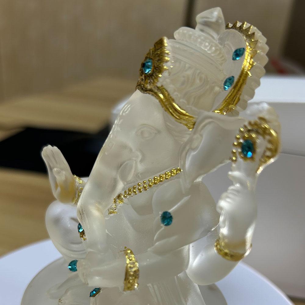 Ganesha God resin decoration car decoration Elephant God God of Wealth Buddha Elephant God Success, happiness, luck and peace home crafts decoration Goddess of fortune