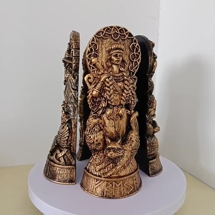 Statue of Thor / Loki / Freyja, the War Goddess - European Deity Statue, Home Decoration
