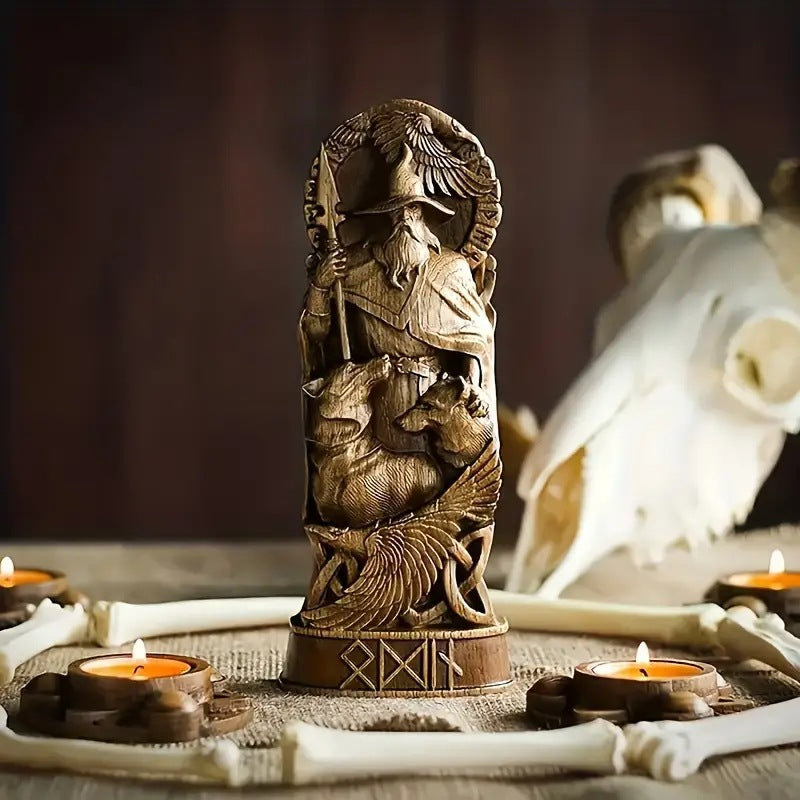 Statue of Thor / Loki / Freyja, the War Goddess - European Deity Statue, Home Decoration