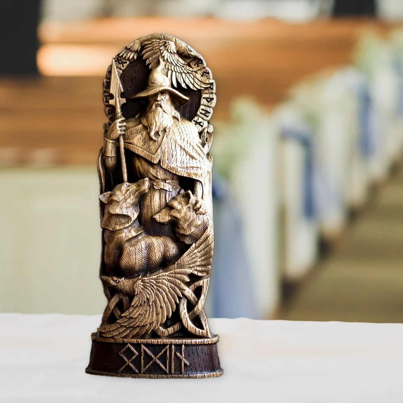 Statue of Thor / Loki / Freyja, the War Goddess - European Deity Statue, Home Decoration