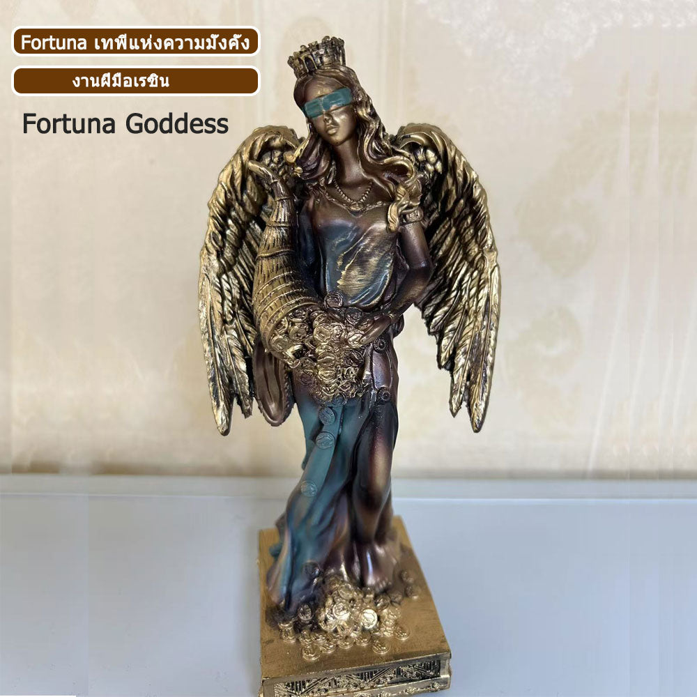 Statue of Buena Fortuna, the Goddess of Fortune and Wealth
