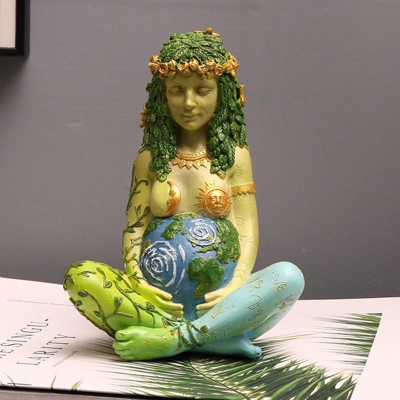 Mother Earth Resin Statue Gaia goddess god statue