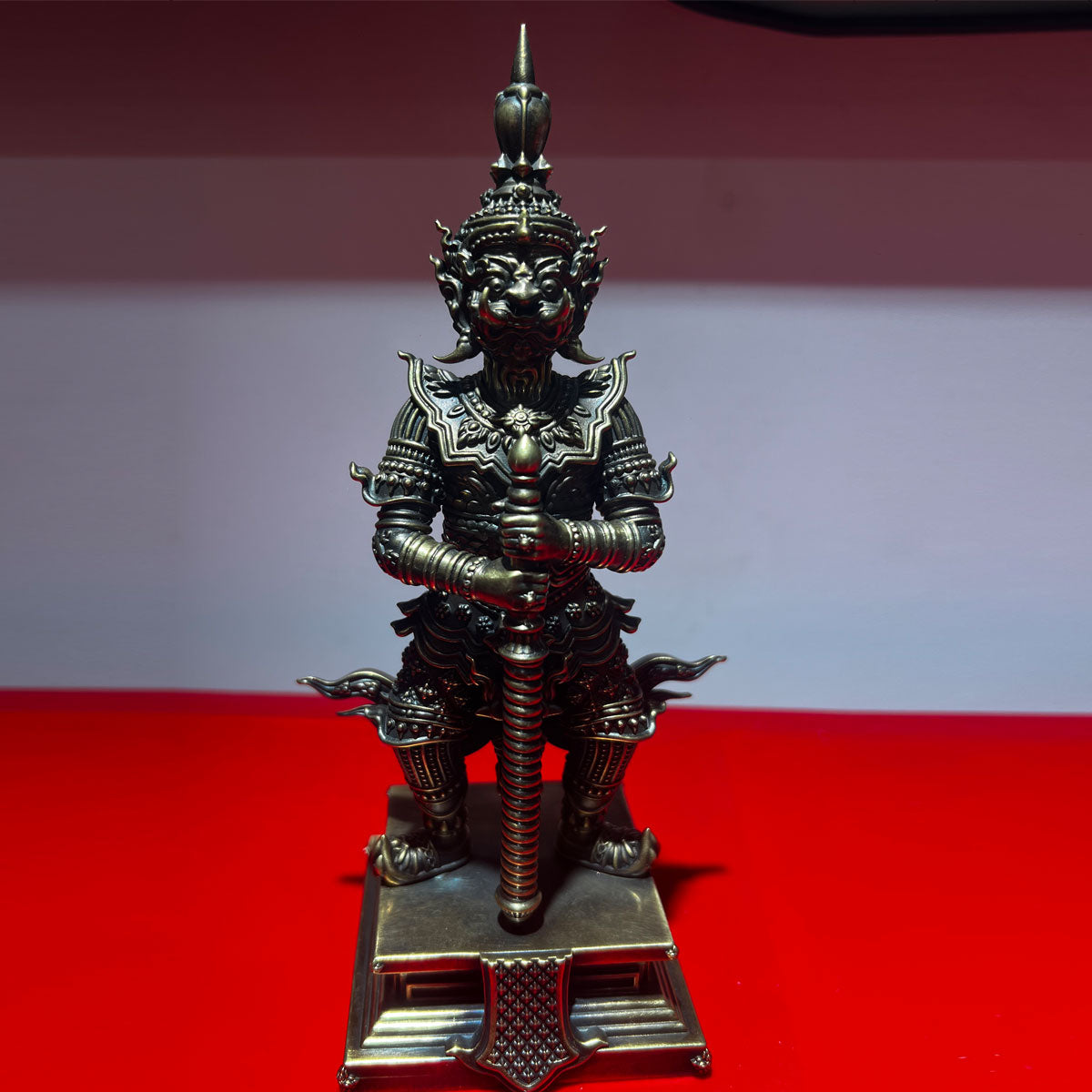 Thai Ghost King Buddha Statue, Cast in Pure Copper, Handmade