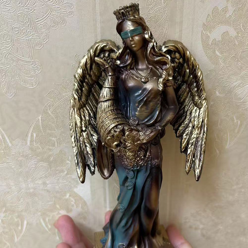 Statue of Buena Fortuna, the Goddess of Fortune and Wealth