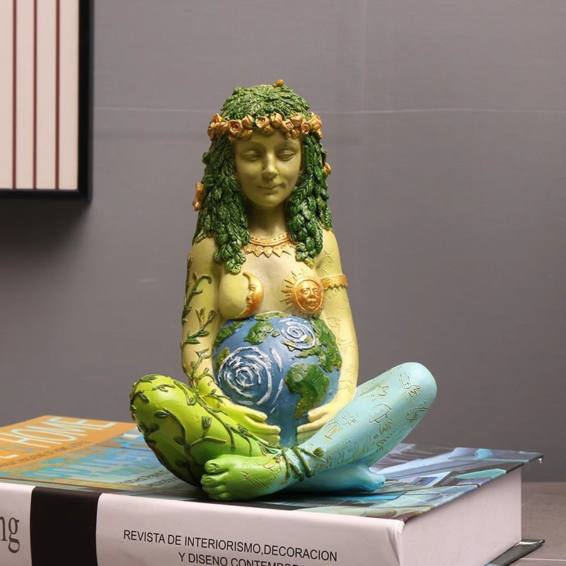 Mother Earth Resin Statue Gaia goddess god statue