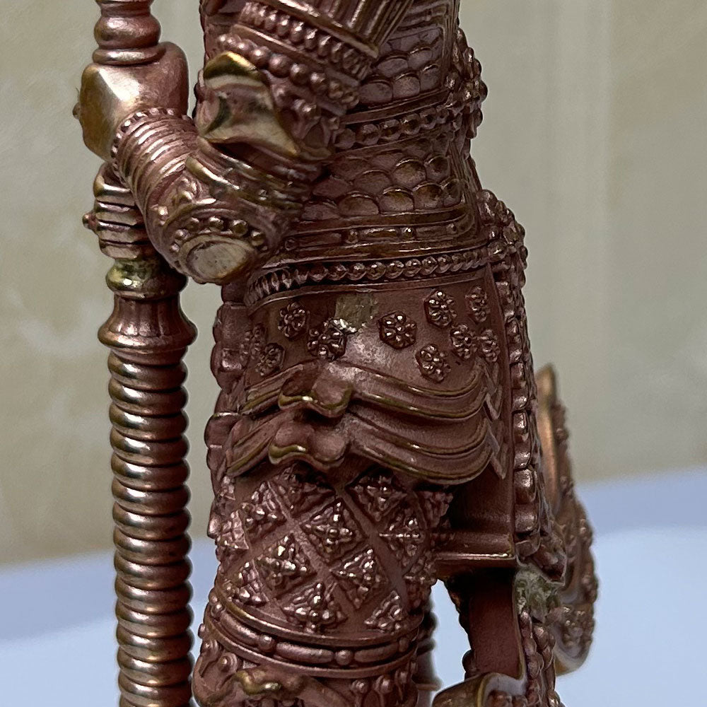 Thai Ghost King Buddha Statue, Cast in Pure Copper, Handmade