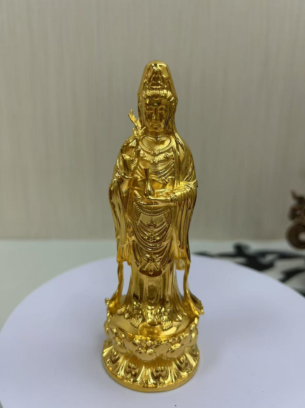 copper Buddha Statues of Guanyin Bodhisattva 5* 14.5cm