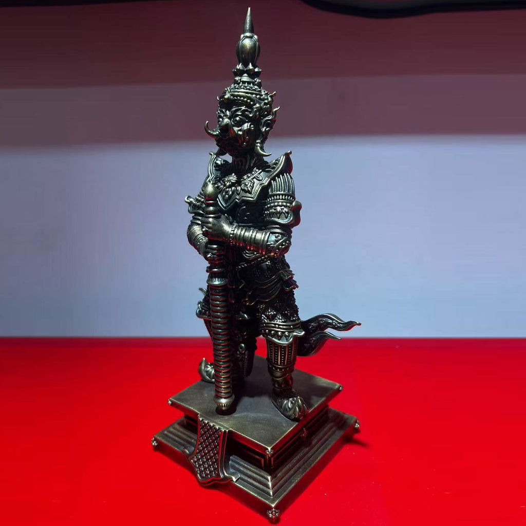Thai Ghost King Buddha Statue, Cast in Pure Copper, Handmade