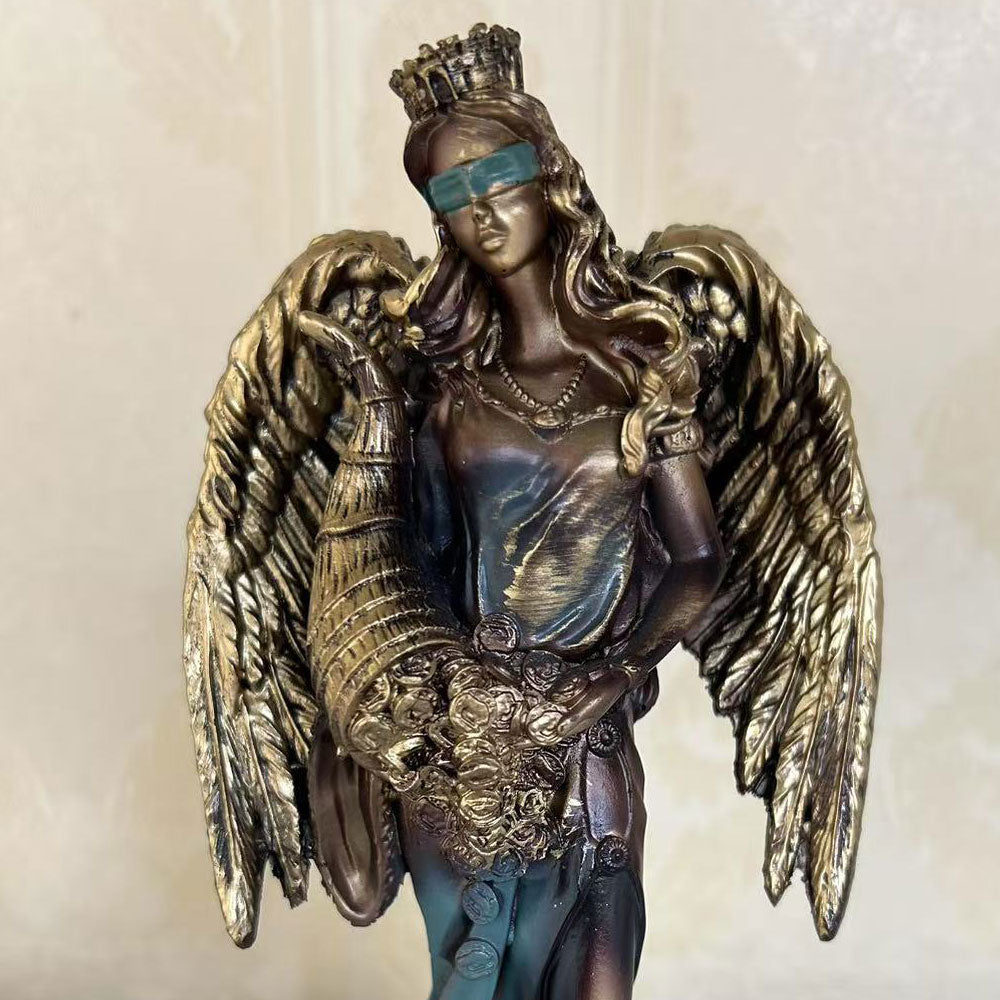 Statue of Buena Fortuna, the Goddess of Fortune and Wealth