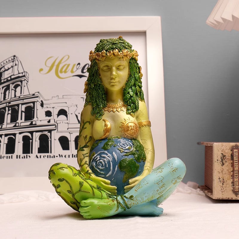Mother Earth Resin Statue Gaia goddess god statue