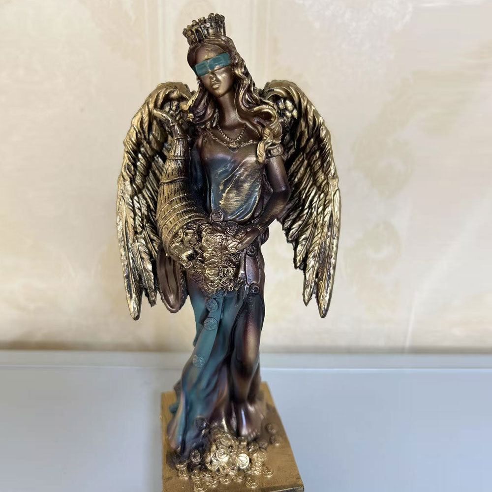 Statue of Buena Fortuna, the Goddess of Fortune and Wealth
