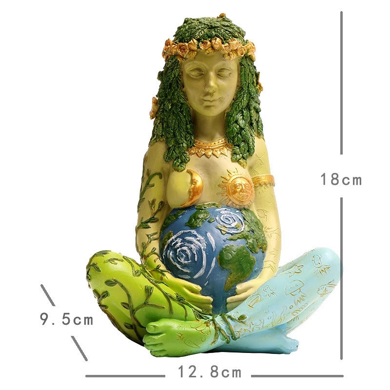 Mother Earth Resin Statue Gaia goddess god statue