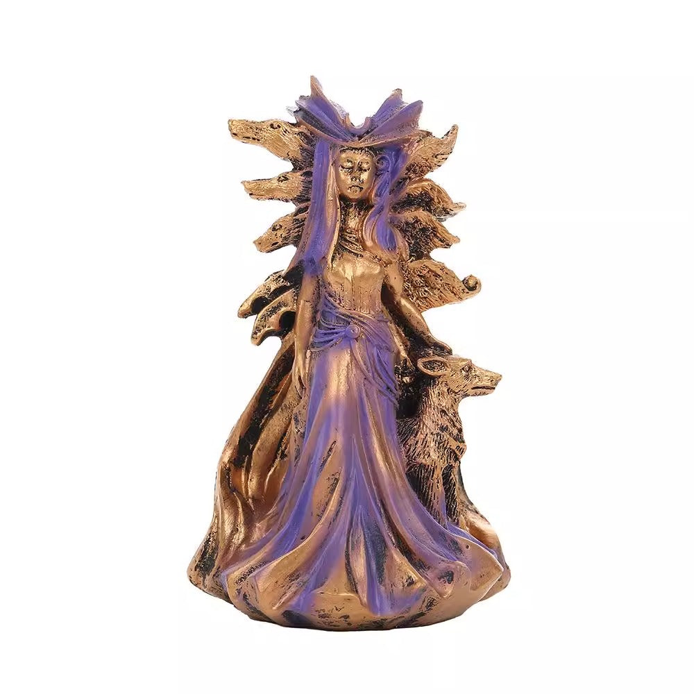 Magic goddess statue Resin Hecate Triple Goddess Statue