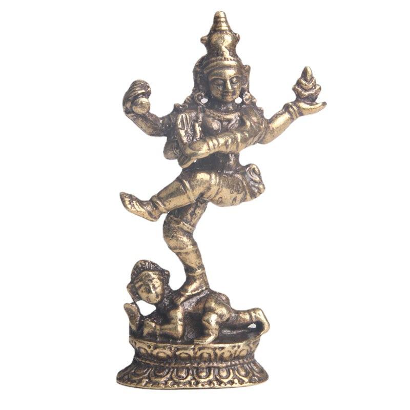 Pure Copper Statue of Shiva (Nataraja Form)