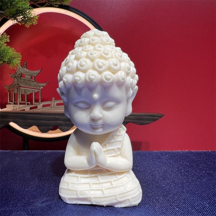 Bodhi lotus flower ornaments, Sakyamuni Buddha statue car interior ornaments, home decoration ornaments, religious Buddha statue