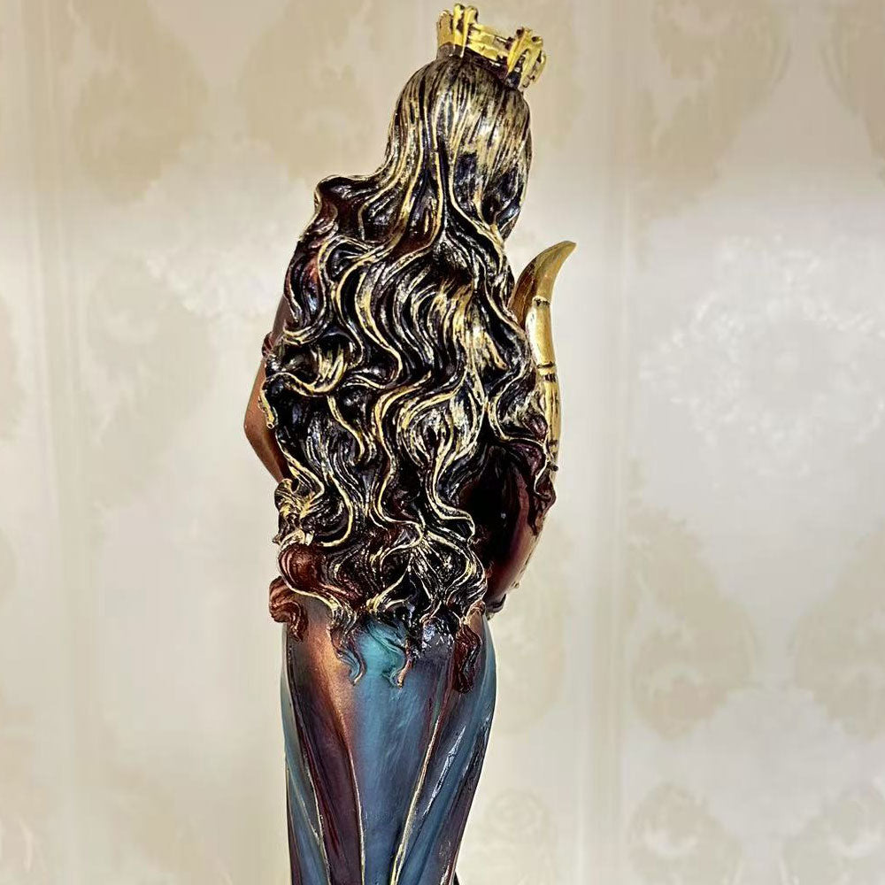 Statue of Buena Fortuna, the Goddess of Fortune and Wealth