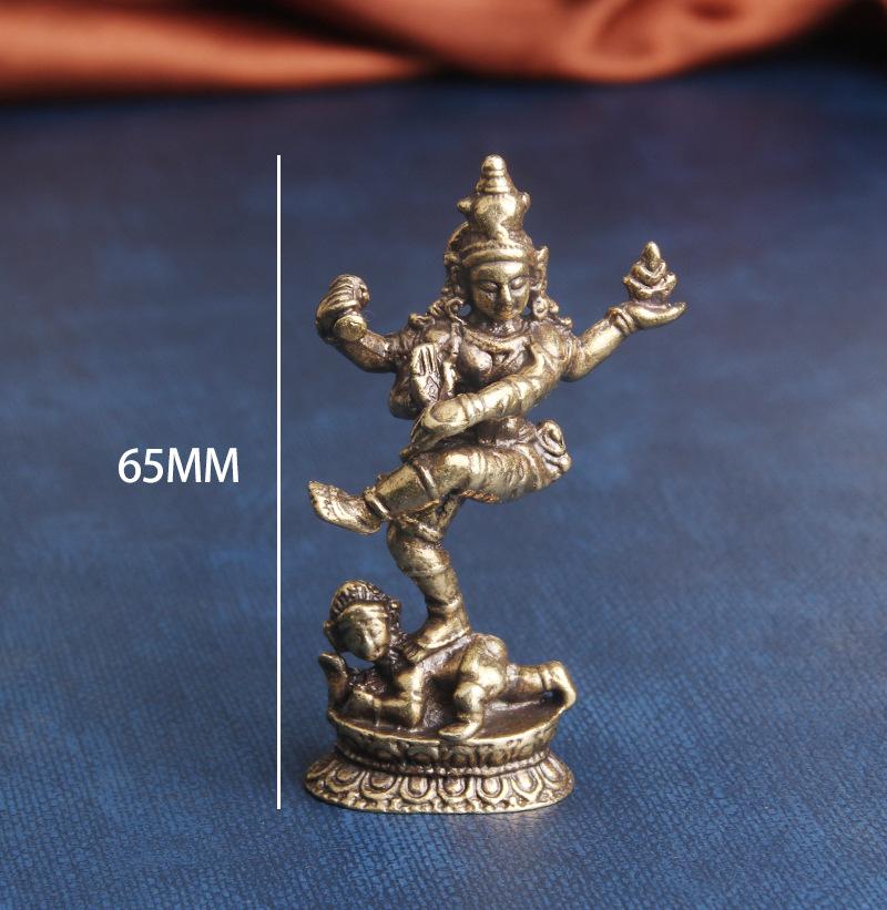 Pure Copper Statue of Shiva (Nataraja Form)