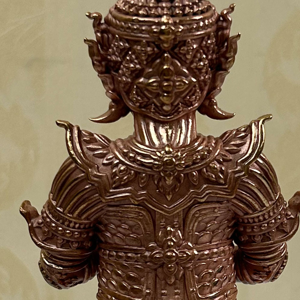 Thai Ghost King Buddha Statue, Cast in Pure Copper, Handmade