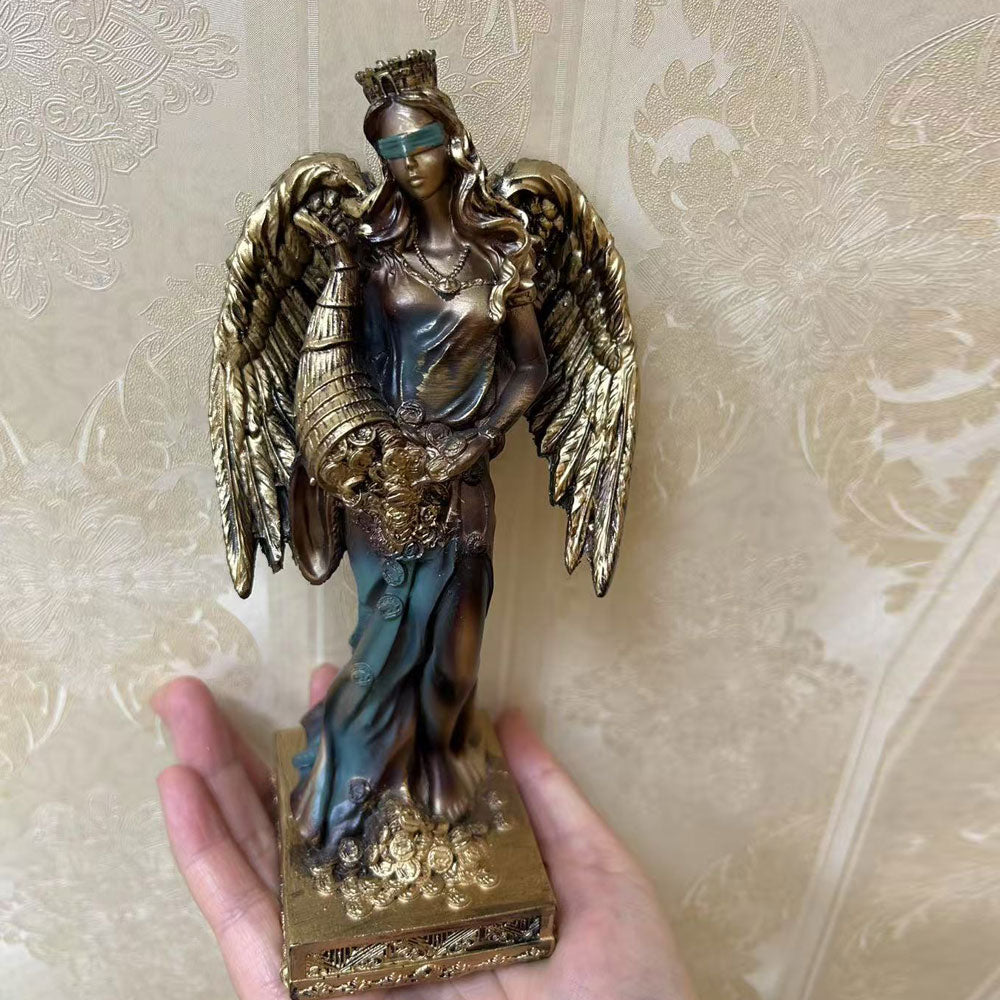 Statue of Buena Fortuna, the Goddess of Fortune and Wealth