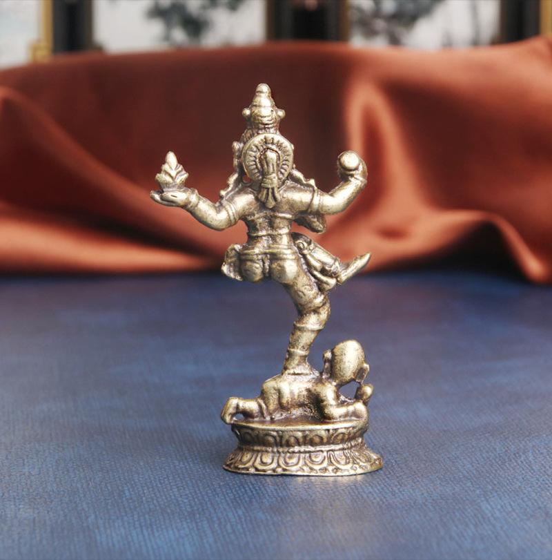 Pure Copper Statue of Shiva (Nataraja Form)