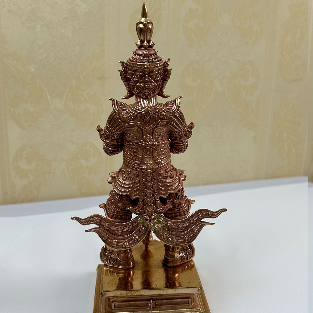 Thai Ghost King Buddha Statue, Cast in Pure Copper, Handmade