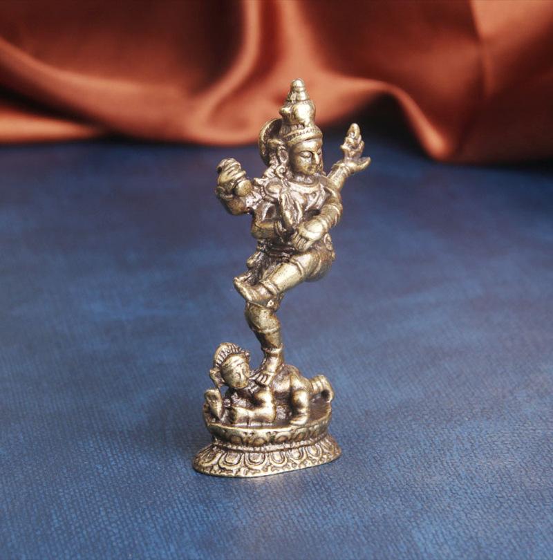 Pure Copper Statue of Shiva (Nataraja Form)