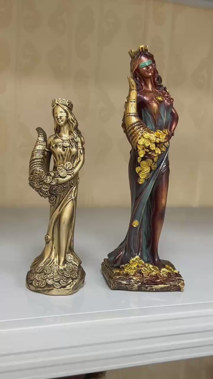 Statue of Buena Fortuna, the Goddess of Fortune and Wealth